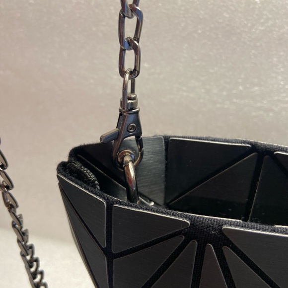 Patricia Luca ( P•Luca) Black Geometric Mini Bag - Picture 8 of 9